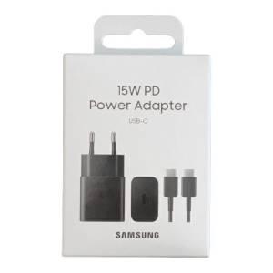 Samsung Caricatore 15W EP-T1510X PD USB-C + Cavo 1m USB-C Black-0