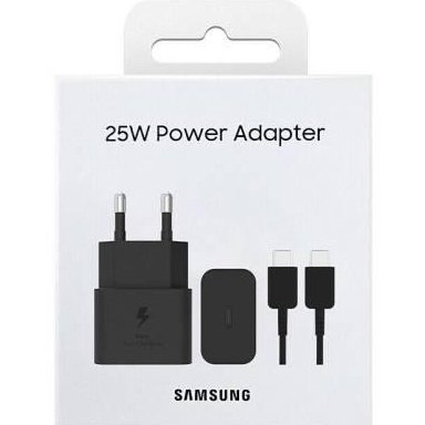 Samsung Caricatore 25W EP-T2510XBE FC USB-C +Cavo1m Black-0