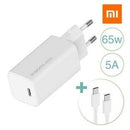 Xiaomi Mi Charge Type-C Fast Charge 65W GaN Tech + Cavo 1m USB-C-0