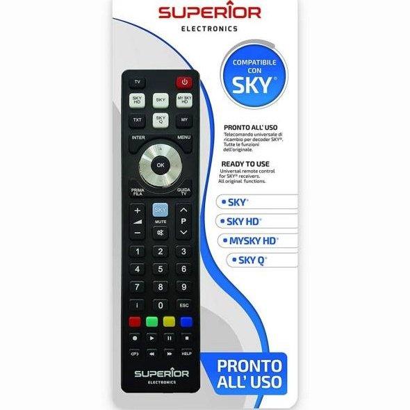 Superior Telecomando Universale SKY / SKY HD / MYSKY HD / SKY Q SH-0