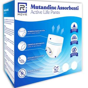 RMove Mutandine Assorbenti ActiveLife Adulto Tg.M 1Cnf/10pz-0