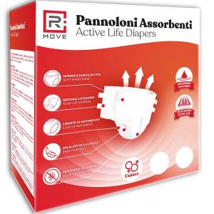 RMove Pannolini Assorbenti ActiveLife Adulto Tg.L 1Cnf/9pz-0