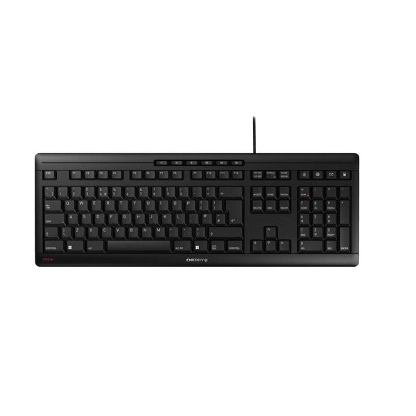 Tastiera Cherry Stream QWERTY Nero (Ricondizionati A) - bigeshop