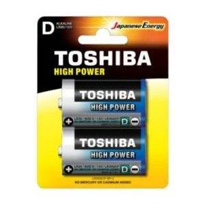 Toshiba Batterie Torcia D Alcalina LR20GCP BP-2 1Cnf/2pz-0