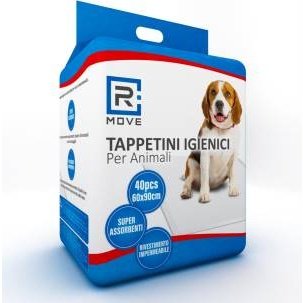 1 Conf. da 40pz 60x90cm RMove Tappetini Igienici Animali-0