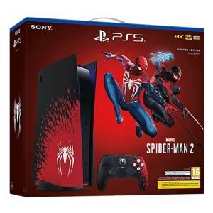 PS5 Console 825GB Standard Marvels Spider-Man 2 Bundle Ltd Ed. EU-0