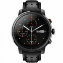 Amazfit STRATOS Plus, Smart Watch, Multisport GPS, Nero, Dual Core-Cintura in Pelle