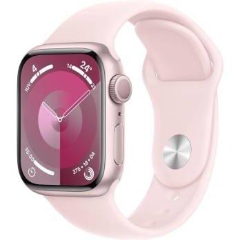 Apple Watch Serie 9 41mm Aluminium Pink Sport Band Light Pink M/L MR943QL/A-0