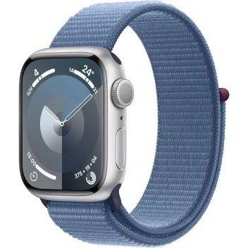 Apple Watch Serie 9 41mm Aluminium Silver Sport Loop Winter Blue MR923QL/A-0