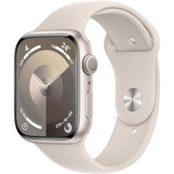 Apple Watch Serie 9 45mm Aluminium StarLight Sport Band StarLight M/L MR973QL/A-0