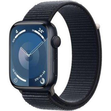 Apple Watch Serie9 45mm Aluminium Case MidNight Sport Loop MidNight EU MR9C3QC/A-0