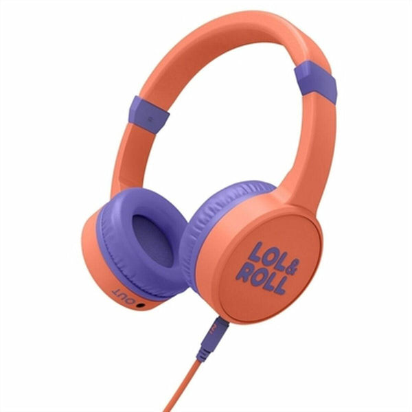 Auricolari Energy Sistem Lol&Roll Pop Kids Arancio - bigeshop