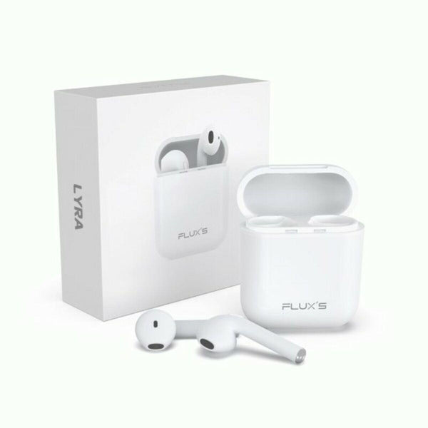 Auricolari Senza Fili Flux's LYRA BT TWS Bluetooth Bianco - bigeshop