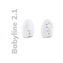 BABY MONITOR AUDIO- BABYLINE 2.1 di LIONELO- ALIMENTATORE E BATTERIA - bigeshop