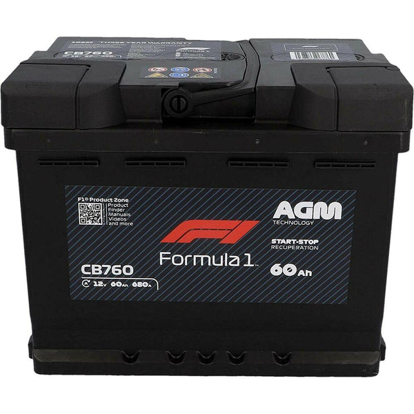 Batteria per Auto FORMULA 1 F110867 12 V 60 Ah 680 A - bigeshop