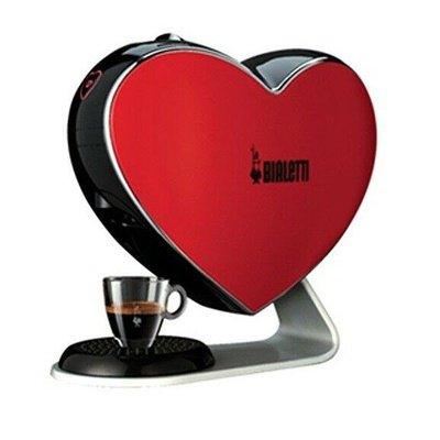 Bialetti CF 80 R Cuore Macchina da Caffè - Rosso