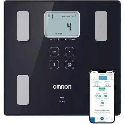 Bilancia smart e misuratore della composizione corporea Bluetooth OMRON VIVA - bigeshop