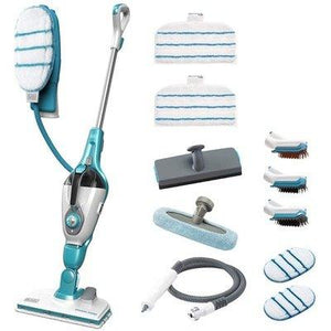 BLACK+DECKER FSMH13101SM-QS Scopa a Vapore Lavapavimenti Steam Mop 11in1