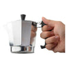 Cafettiera Italiana Haeger Moka Alluminio-3