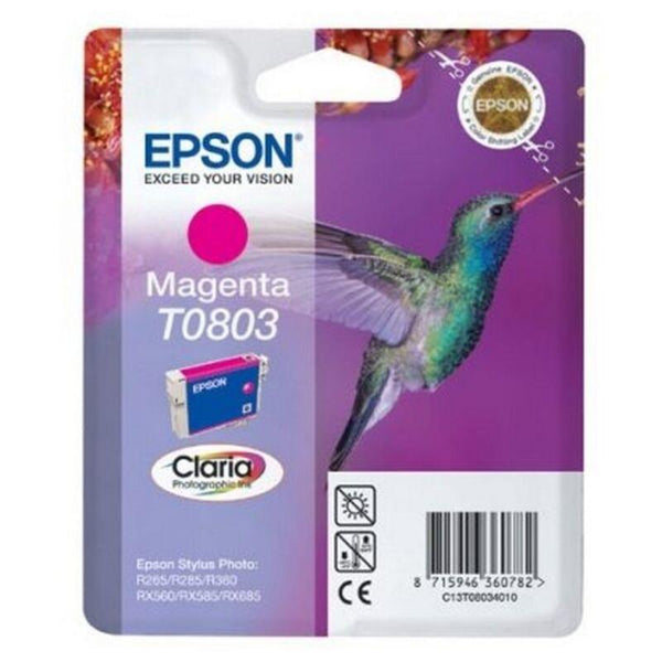 Cartuccia ad Inchiostro Originale Epson STYPHOTO t0803 Stylus Photo R360 Magenta - bigeshop