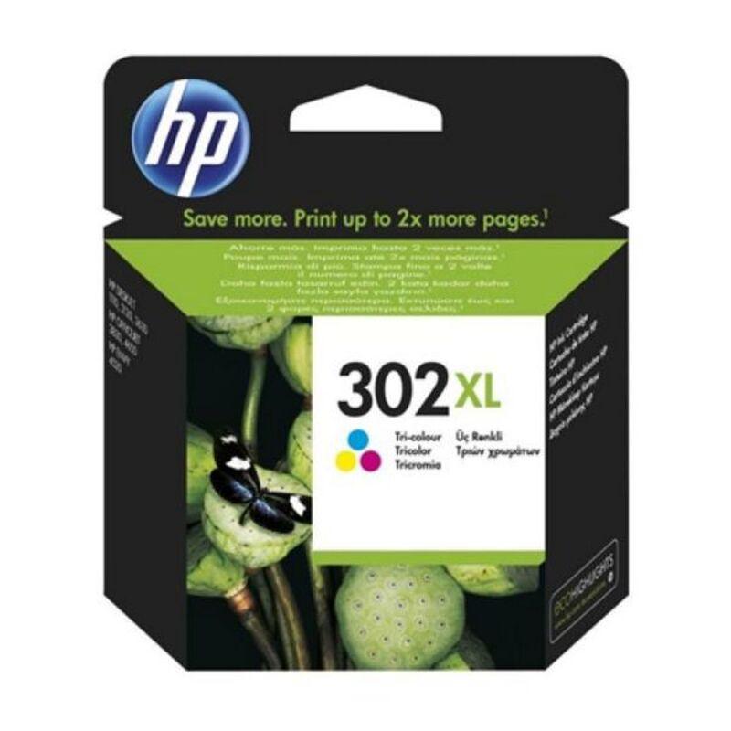 Cartuccia d'inchiostro compatibile HP 302XL (F6U67AE) Tricolore Giallo Ciano Magenta - bigeshop