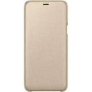 Custodia Cover Flip Case Originale Samsung EF-WA605 Oro Per Galaxy A6 PLUS 2018