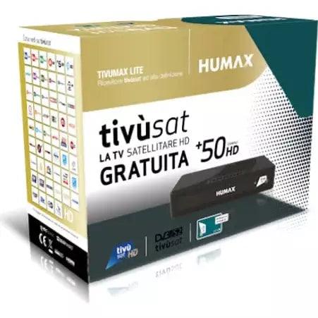 Decoder Digitale Terrestre DVB-T2 TVSAT DVB-S2 con Smartcard inclusa Nero HD-3600S2 - bigeshop