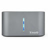 Dock Station Dual TooQ TQDS-805G 2.5"-3.5" HDD/SSD SATA USB 3.0 Grigio - bigeshop