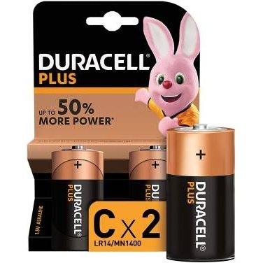 Duracell Batterie Mezza Torcia C Plus LR14 MN1400 1Cnf/2pz-0