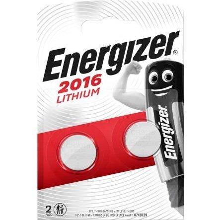 Energizer Batterie a Bottone CR2016/3V Lithium 0072 2pz-0