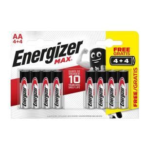 Energizer Batterie Stilo AA Max 1Cnf/8pz-0