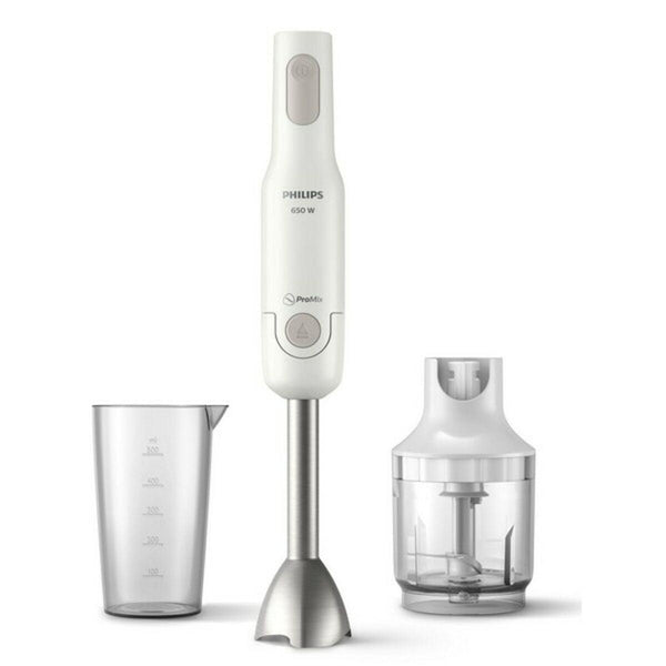 Frullatore ad Immersione Philips HR2535/00 Metallo Bianco/Grigio 650 W - bigeshop