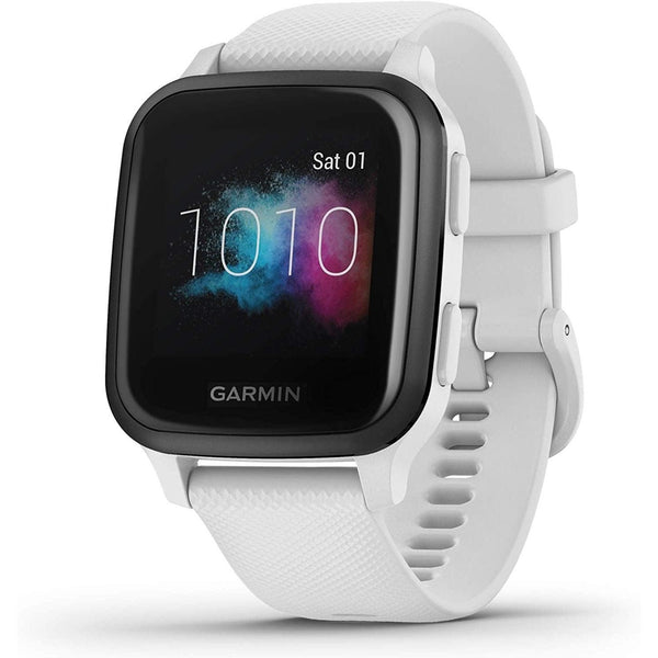 Garmin Venu Sq Music Amazon Exclusive, Smartwatch GPS Sport (Bianco/Ardesia) - bigeshop