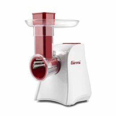 Girmi Grattugia & Affettaverdure GT45 150W 5 Rulli Inox Rosso - bigeshop