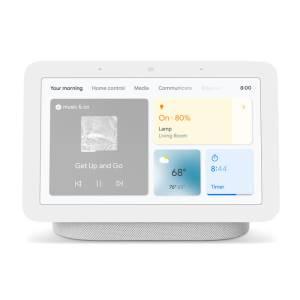 Google Nest Hub 2 Grigio Chiaro Chalk-0