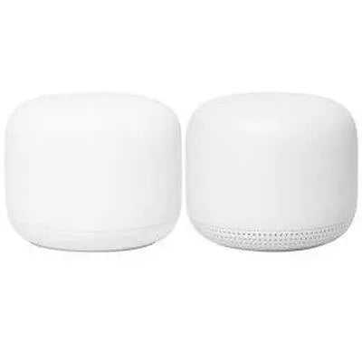 Google Nest WiFi Router + Point Bianco