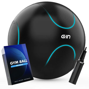 Gym Ball Nero (Ricondizionati A) - bigeshop