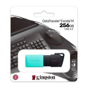 Kingston Pendrive USB-A 3.2 256GB DTXM/256GB Nero/Azzurro-0