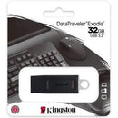 Kingston Pendrive USB-A 3.2 32GB DTX/32GB Nero/Bianco