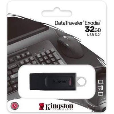 Kingston Pendrive USB-A 3.2 32GB DTX/32GB Nero/Bianco