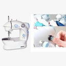 Macchina da cucire portatile piccola | Mini macchina da cucire elettronica | Piedini antiscivolo | 18x20x13 cm - bigeshop