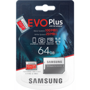 Micro SD Samsung EVO plus 64GB scheda Memoria 100MBs class 10 UHS-I MicroSD Card - bigeshop