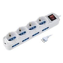 MKC Multipresa 12 10/16A + 4 Schuko spina 16A Interr.-0