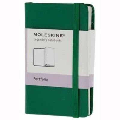 Moleskine Portfolio Tascabile Verde 6 tasche a soffietto