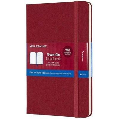 Moleskine Taccuino Two-Go Rosso Mirtillo 11.5x18cm