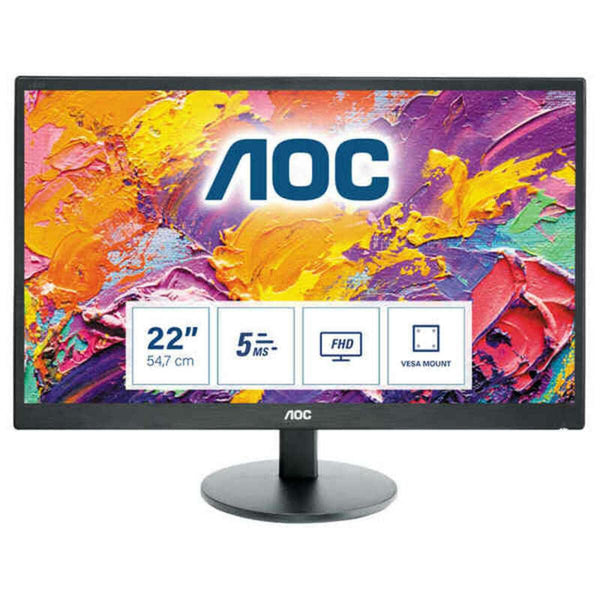 Monitor AOC E2270SWN 22" FHD LED LCD 1080p Full HD 60 Hz 21,5" 1920 x 1080 px 50-60 Hz - bigeshop