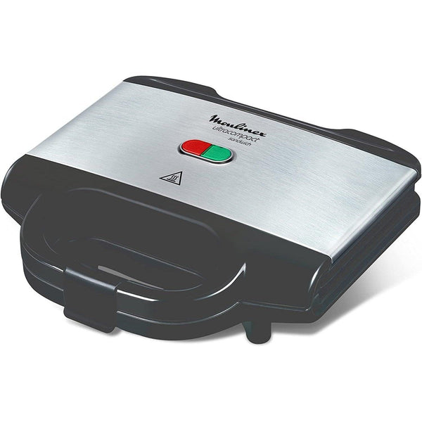 Moulinex Sm156D Ultracompact Metal Sandwich Maker700W Nero - bigeshop