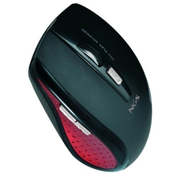 Mouse Bluetooth Wireless NGS Red Flea Advanced 1600 dpi - bigeshop