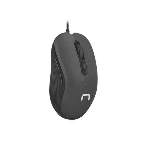 Mouse con Cavo e Sensore Ottico Natec DRAKE 3200 DPI Nero - bigeshop