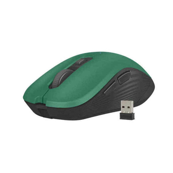 Mouse senza Fili Natec ROBIN 1600 DPI Verde - bigeshop